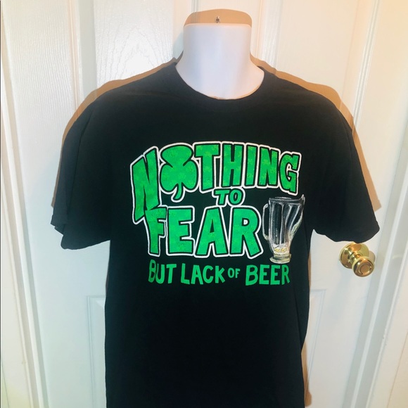 Black Beer Shirt (Classic Saying). Bin 5 - Picture 3 of 4